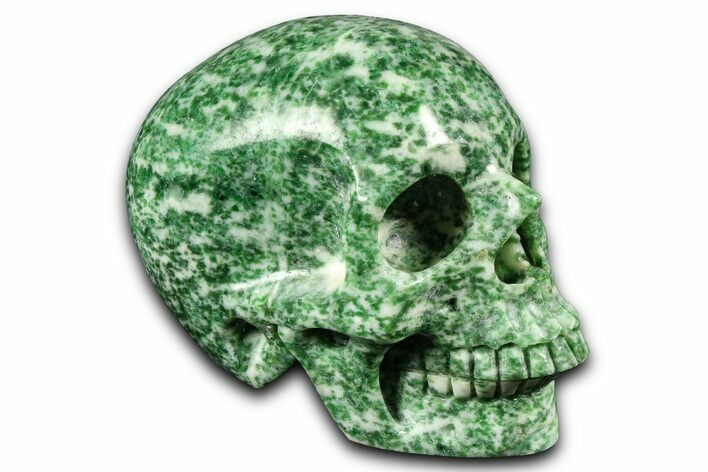 Realistic, Polished Hamine Jasper Skull #381907